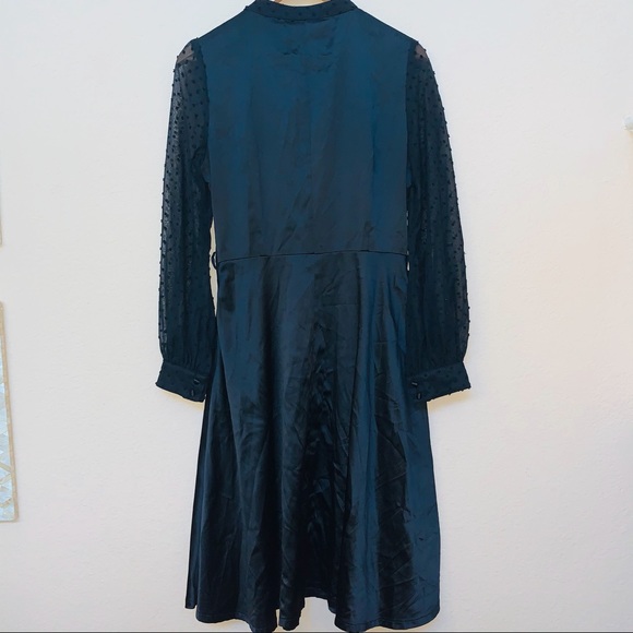 Voodoo Vixen Black AUDREY Retro Dress Large - Picture 14 of 16